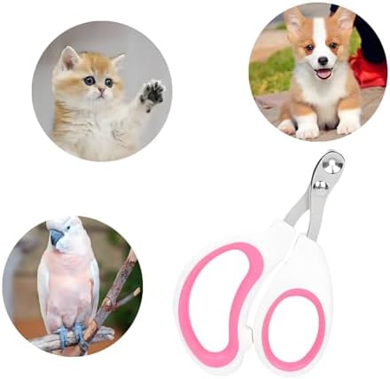 Stainless Steel pet Nail Clippers in Rose red, 1 piece per Sale - Image 5