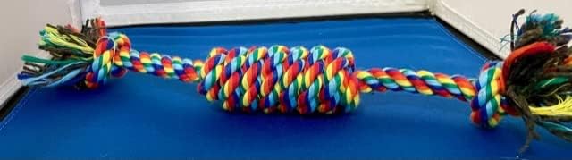 Dog Chew Toys, Set of 4 Dog Rope Toys for Aggressive Chewers, Dog Toys with Safe Material, for Playtime and Teeth Cleaning