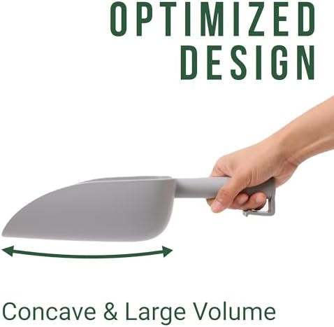 Extra Big Multipurpose Scoop– Solid Deep Scooper for Any Household – Disposing/Replacing Litter – Big Size Animal Pet Food Shovel – 44oz - Image 3