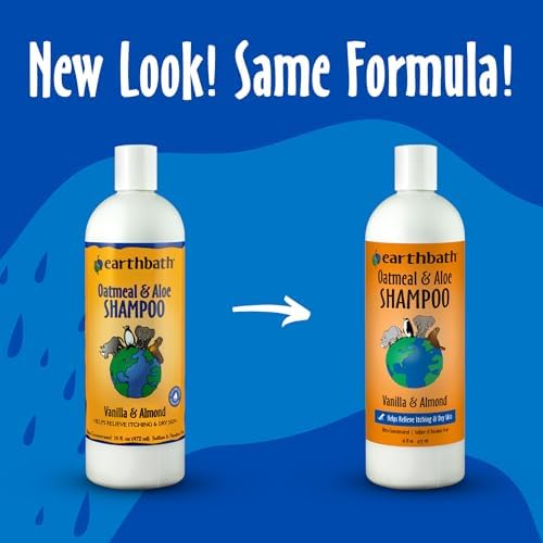 earthbath Oatmeal & Aloe Dog Shampoo, Itchy, Dog Wash, 16 Oz (1 Pack) - Image 2