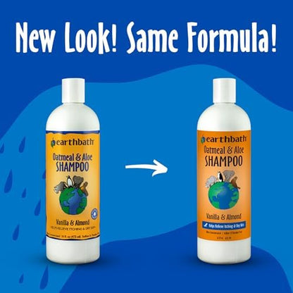 earthbath Oatmeal & Aloe Dog Shampoo, Itchy, Dog Wash, 16 Oz (1 Pack) - Image 2
