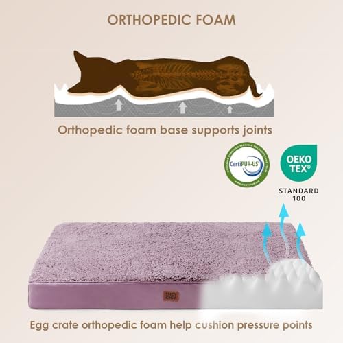 EHEYCIGA Orthopedic Dog Bed Extra Large with Removable Washable Cover, 41IN - Image 3