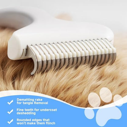 Pet Steam Brush for Dogs & Cats, 3-in-1 Shedding Grooming Tool - Image 5