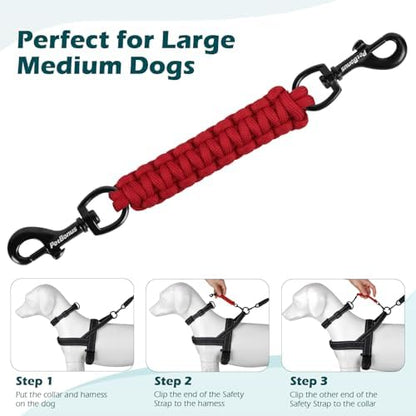PetBonus Dog Collar Safety Clip, Handmade Prong Collar to Harness Connector - Image 6