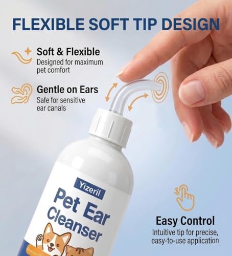Dog Ear Wash, Wax Debris and Odor Cleaner, Alcohol-Free, 6 fl oz - Image 5