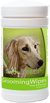 Healthy Breeds Saluki Grooming Wipes 70 Count by HealthyBreeds