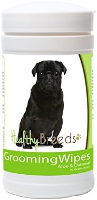 Healthy Breeds Pug Grooming Wipes 70 Count by HealthyBreeds