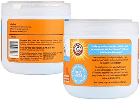 Arm & Hammer Pet Scents Gel Odor Eliminator, Baking Soda Deodorizer for Pet Rooms, Litter Box Areas, and Indoor Spaces, Long-Lasting Solid Gel Format, Fresh Breeze Scent, 15 Oz - Image 5