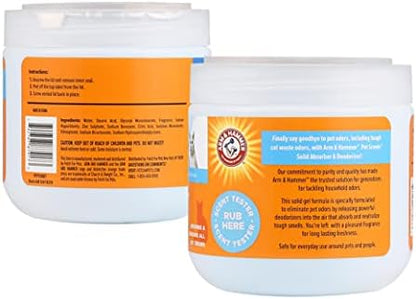 Arm & Hammer Pet Scents Gel Odor Eliminator, Baking Soda Deodorizer for Pet Rooms, Litter Box Areas, and Indoor Spaces, Long-Lasting Solid Gel Format, Fresh Breeze Scent, 15 Oz - Image 5