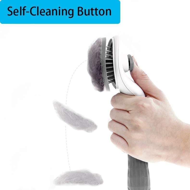 Cat Brush for Shedding, Kitten Brushes for Indoor Cats, For Long or Short Haired Cats,Cat Hair Brush Grooming Deshedding Brush for Dog Kitten Removes Loose Fur and flea removal comb - Image 7