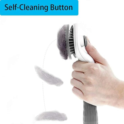 Cat Brush for Shedding, Kitten Brushes for Indoor Cats, For Long or Short Haired Cats,Cat Hair Brush Grooming Deshedding Brush for Dog Kitten Removes Loose Fur and flea removal comb
