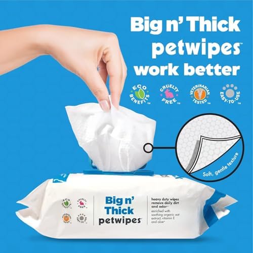 Petkin Big N' Thick Petwipes 100 ct - Image 4