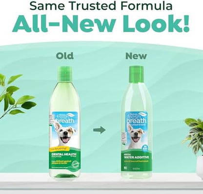 TropiClean Fresh Breath Water Additive for Dogs, Dog Breath Freshener, 16oz - Image 2
