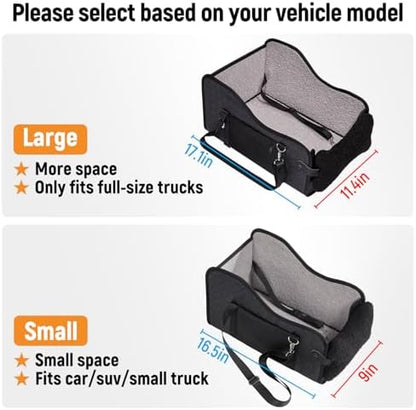 TKYZ Center Console Dog Car Seat for Small Dogs,Fit for Full Size Truck - Image 4