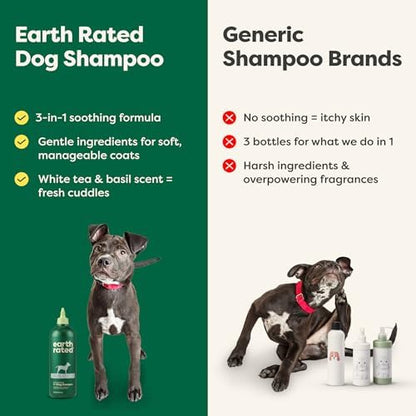 Earth Rated Soothing Hypoallergenic Dog Shampoo & Conditioner, 16 oz - Image 5