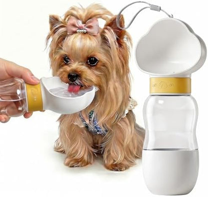 Portable Dog Water Bottle, Travel Bowls, Doggy Food Container by Unknown