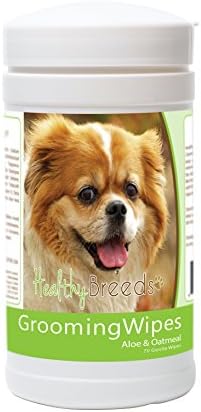 Healthy Breeds Tibetan Spaniel Grooming Wipes 70 Count by HealthyBreeds