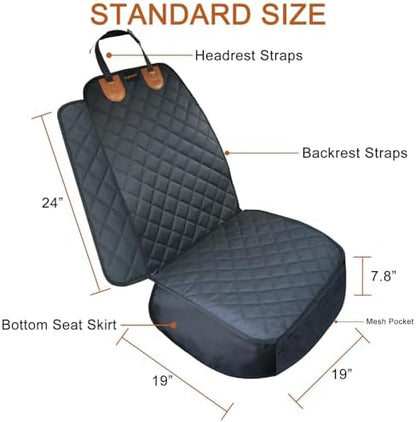 Front Seat Cover for Dogs 2PK Car Seat Covers Front Seats Pet Car Seat Cover Bucket Car Seat Cover for Dogs Front Car Seat Covers Front Seat Pet Cover - Image 3