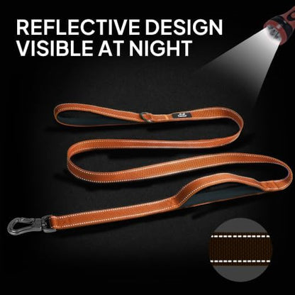 Twoear 6FT 1IN Heavy Duty Dog Leash for Large Dogs with 2 Padded Handles - Image 5