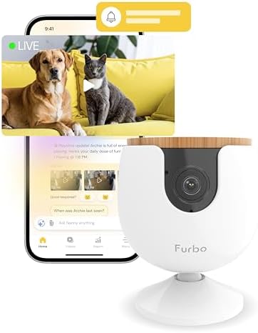 Furbo Mini Pet Camera [Paid Plan Required to Activate] by FurboPetCamera