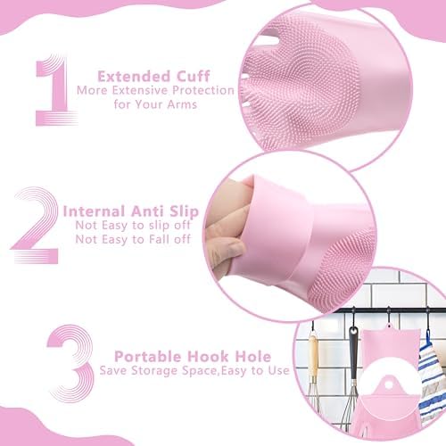 Pet Grooming Gloves—Dog Washing Gloves with High-Density Teeth - Image 6