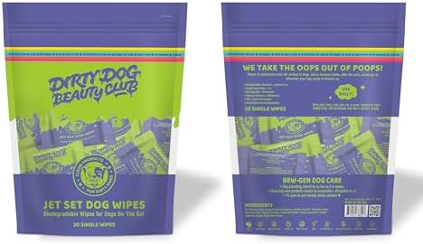 Individual Dog Wipes - QTY 2 Thick, Gentle, Biodegradable, Chemical Free, Alcohol Free, Soothing with Calendula and Aloe - (60 Count), Unscented 5 Stars - Soft yet Quality Organic Ingredients TWO PK - Image 3