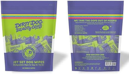 Individual Dog Wipes - QTY 2 Thick, Gentle, Biodegradable, Chemical Free, Alcohol Free, Soothing with Calendula and Aloe - (60 Count), Unscented 5 Stars - Soft yet Quality Organic Ingredients TWO PK - Image 3