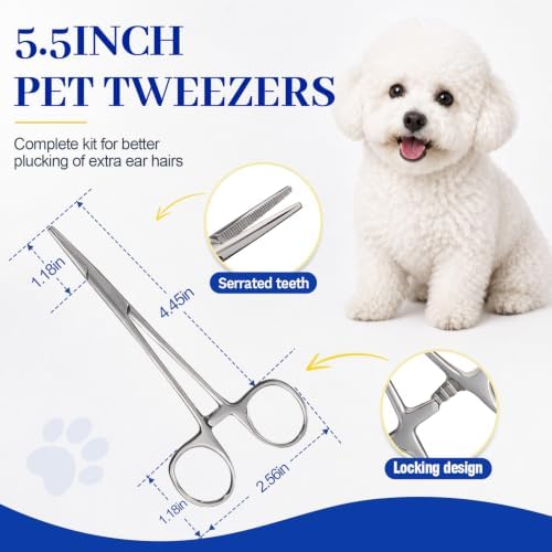 Upgraded Dog Ear Powder with 5.5 Inch Hair Removal Tool - Image 3