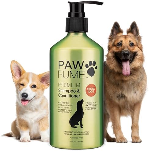 PAWFUME Deshedding Dog Shampoo and Conditioner, Show Dog, 1-Pack by Pawfume