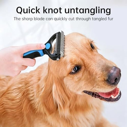 4 PCS Dog and Cat Grooming Kit Pet undercoat rake for dogs cat - Image 3
