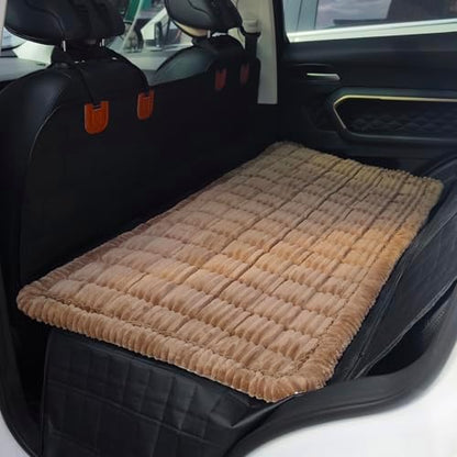 Dog Bed for Car, Backseat Pet Bed Mat, Dog Seat Cover for Car Back Seat, Non-Slip Travel Pet Mat, Fit for Backseat Extenders and Seat Covers (Darkcoffee, 24.8x54inch) by HOMEREFROM