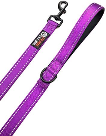 Primal Pet Gear Dog Leash 6ft Long,Traffic Padded Two Handle,Heavy Duty,Reflective Double Handles Lead for Control Safety Training,Leashes for Large Dogs or Medium Dogs,Dual Handles Leads(Purple) - Image 6