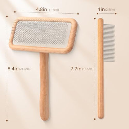 Sheepskin Wool Brush - Carpet Rake Tool - Image 2