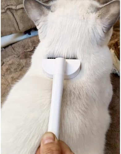 WYuZe Cat Brush for Dematting & Shedding, Pet Deshedding Brush for Indoor Small Dogs & Cats, Short Haired Professional Grooming Comb - Image 7