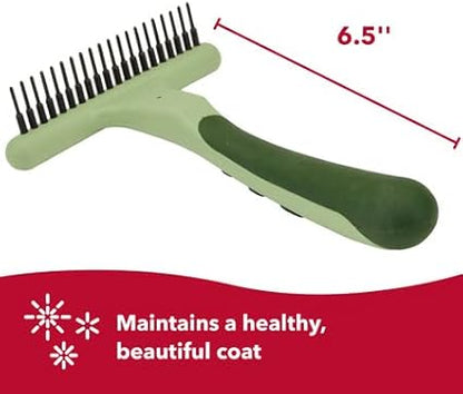 Coastal Pet Safari Dog De-Matting Comb and Undercoat Rake - Bundle for Matted Hair and Shedding Prevention