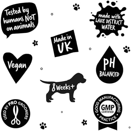 Dog Shampoo by Bugalugs Lavender & Chamomile 4 in 1 Dog Grooming Shampoo Products for Smelly Dogs with Fragrance, Best Puppy Shampoo, Vegan pet Shampoo & Conditioner - Image 4