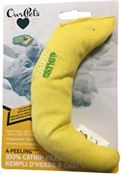 100% Catnip Filled Banana Toy (One Size) (Yellow) - Image 2