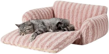 Hollypet Cat Bed Small Dog Orthopedic Couch Beds for Pets up to 13 lbs - Image 2