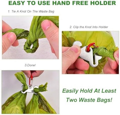 2PCS Dog Poop Bag Holder, Waste Bag Holder, Dog Poop Bag Carrier, Hand Free Holder - Image 5