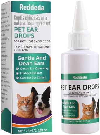 Dog & Cat Ear Cleaner – Gentle Pet Ear Cleaning Solution for Removing Wax, Dirt & Odor, Daily Ear Care by Unknown