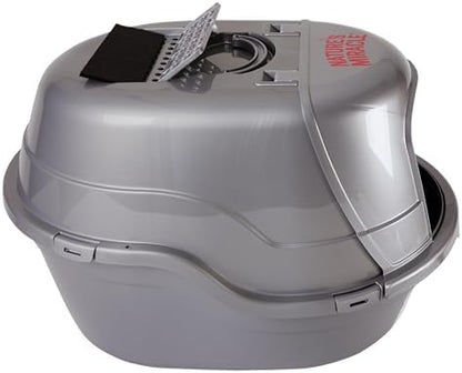Nature's Miracle Hooded Flip Top Cat Litter Box with Charcoal Filter - Image 2