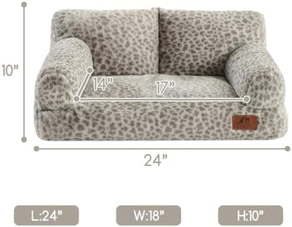 Hollypet Small Dog Large Cat Bed Puppy Couch Beds for Pets up to 25 lbs - Image 3