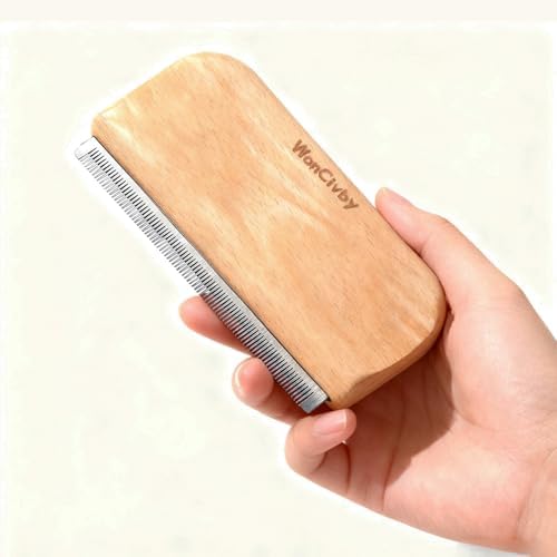 Undercoat Rake Dog Brush Dematting Comb cat shedding tool Dematting Tool Pet Brush Efficiently Detangle and Groom Coats for Large Medium Small Dogs and Cats Comb for Grooming Premium (L 5.31 inch) - Image 2