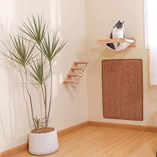 FUKUMARU Cat Scratcher Mat, 23.6 X 31.5 Inch Natural Sisal Cat Scratch Mat - Image 5