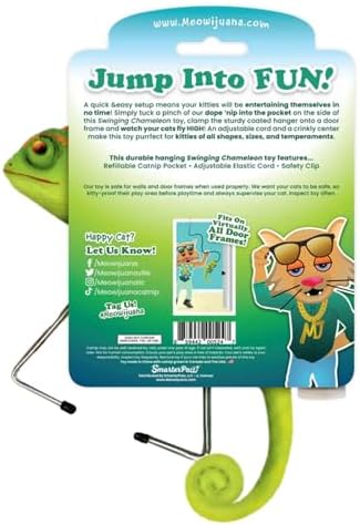 Meowijuana Jump 'n' Jamb Chameleon Cat Toy and Catnip Blend | High Potency - Image 5