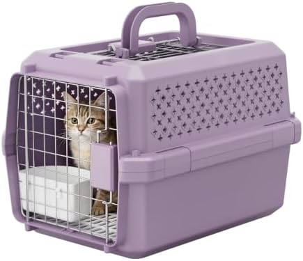 RIZZARI Crate Small Animal Carrier: Secure Lock Ventilated Shell Design by RIZZARI
