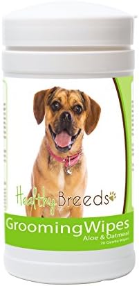 Healthy Breeds Puggle Grooming Wipes 70 Count by HealthyBreeds