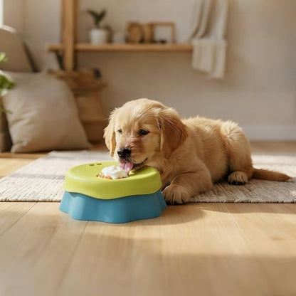 Slow Feeder Dog Bowl with Lick Ball, 2-in-1 Food Grade Silicone Dog Slow Eating Bowl, Detachable Anti-Choke Slow Feeder for Medium Large Dogs, Non-Slip Slow Eating Pet Bowl for Wet & Dry Food - Image 5