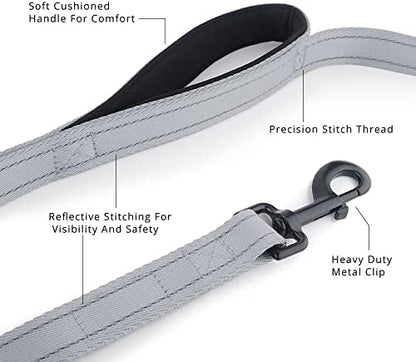 Plutus Pet Double Handle Dog Leash, 4 FT Long, for Medium Large Dogs - Image 2