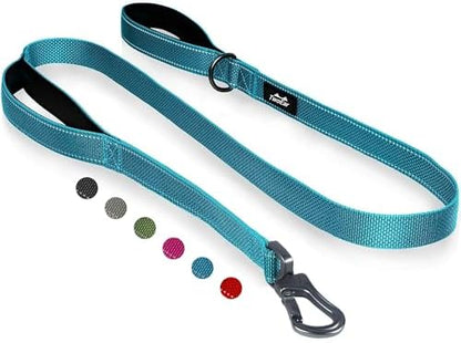 Twoear 4FT 1IN Heavy Duty Dog Leash for Large Dogs with 2 Padded Handles by TwoEar